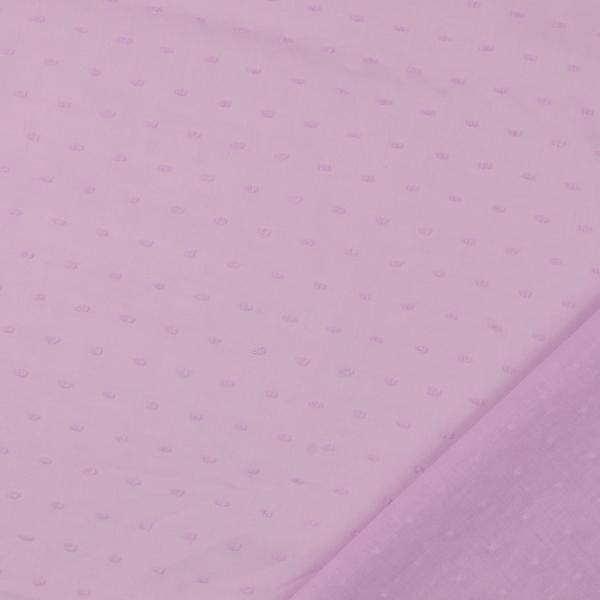 Dobby Voile - uni, flieder